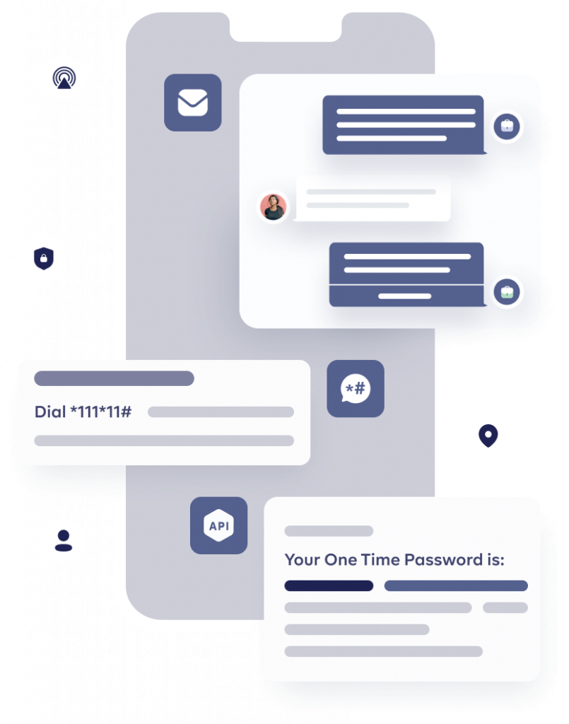 A visual illustration of a mobile content distribution